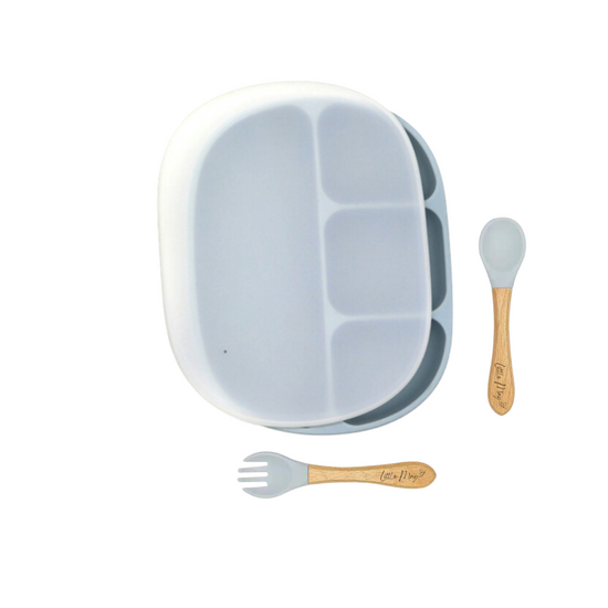 Plate and Play - 4 Piece Divided Plate Feeding Kit