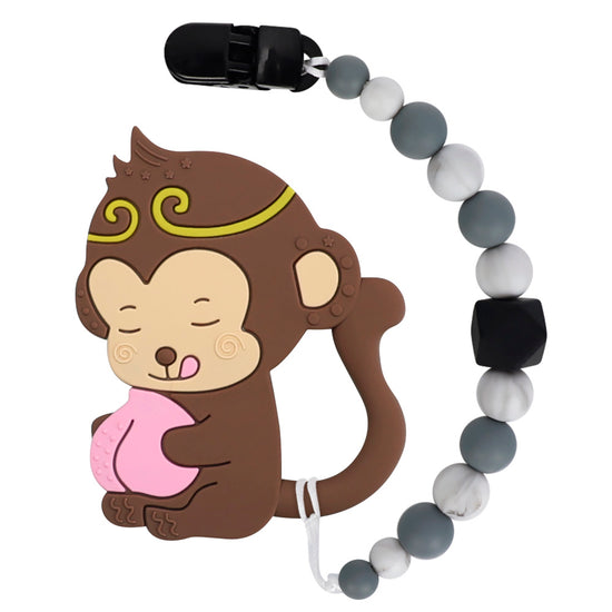 Cheeky Chomper : Silicone Monkey Teething Toy
