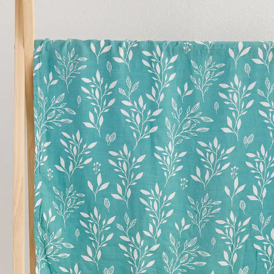 Leafy Heaven - Bamboo Cotton Swaddle