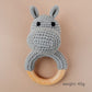 Zoo Friends - Handmade Crochet Rattle