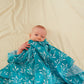 Leafy Heaven - Bamboo Cotton Swaddle