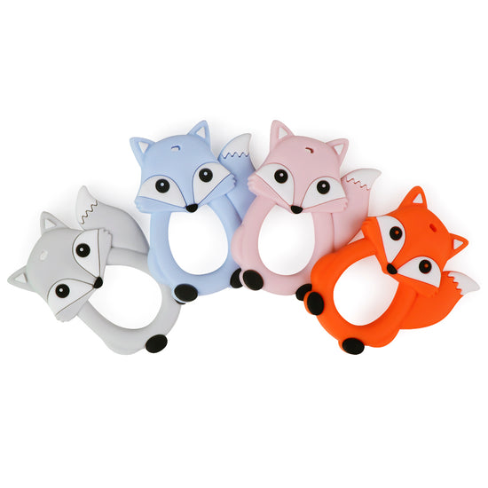 Foxy Chewmaster - Silicone Fox Teething Toy